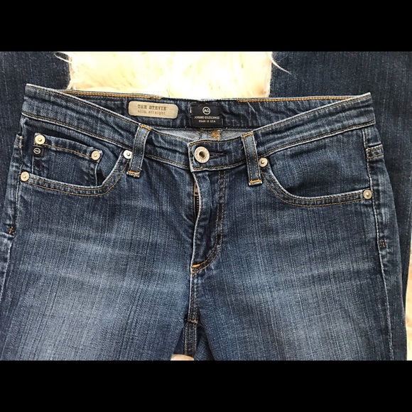 AG Adriano Goldschmied Slim Stevie Jeans Sz 27R - Picture 5 of 6